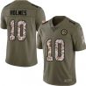 Cheap Santonio Holmes Steelers Jersey From China 2017 Olive Salute To Service Limited in Men Women Youth Size #10