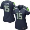 Cheap Matt Flynn Seahawks Jersey #15 Dark Blue From China Limited