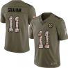 Cheap Kent Graham Steelers Jersey From China 2017 Olive Salute To Service Limited in Men Women Youth Size #11