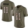 Cheap Quincy Morgan Steelers Jersey From China 2017 Olive Salute To Service Limited in Men Women Youth Size #11