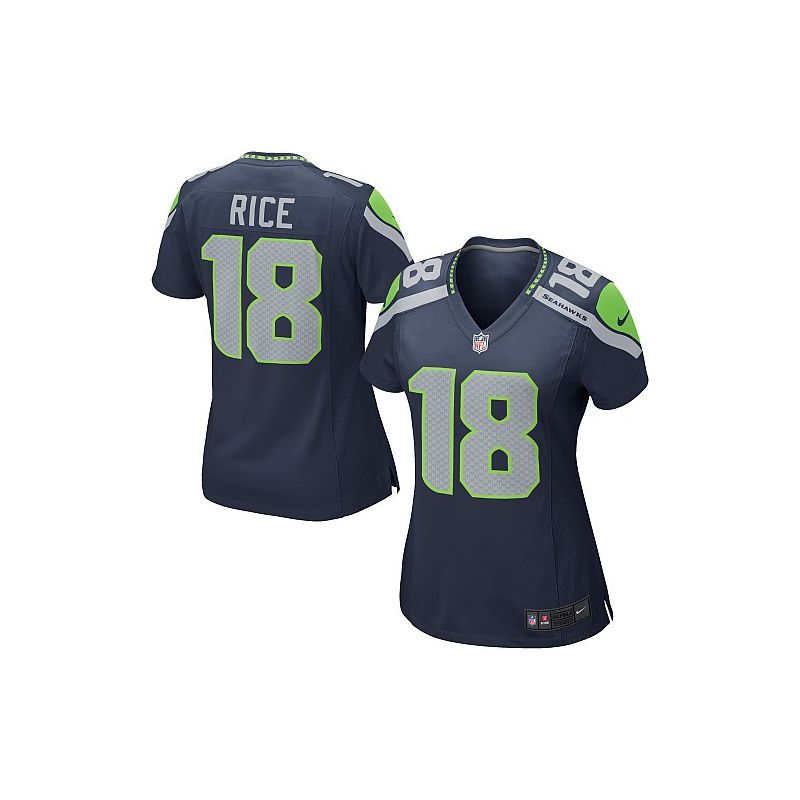 Cheap Sidney Rice Seahawks Jersey #18 Dark Blue From China Limited