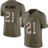Cheap Bo Orlando Steelers Jersey From China 2017 Olive Salute To Service Limited in Men Women Youth Size #21