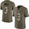 Cheap Landry Jones Steelers Jersey From China 2017 Olive Salute To Service Limited in Men Women Youth Size #3