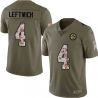Cheap Byron Leftwich Steelers Jersey From China 2017 Olive Salute To Service Limited in Men Women Youth Size #4