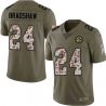 Cheap Jim Bradshaw Steelers Jersey From China 2017 Olive Salute To Service Limited in Men Women Youth Size #24