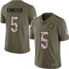 Cheap Paul Ernster Steelers Jersey From China 2017 Olive Salute To Service Limited in Men Women Youth Size #5