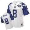 Cheap Troy Aikman Cowboys Jersey #8 White Throwback 75th From China