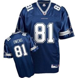Cheap Terrell Owens Cowboys Jersey #81 Blue From China