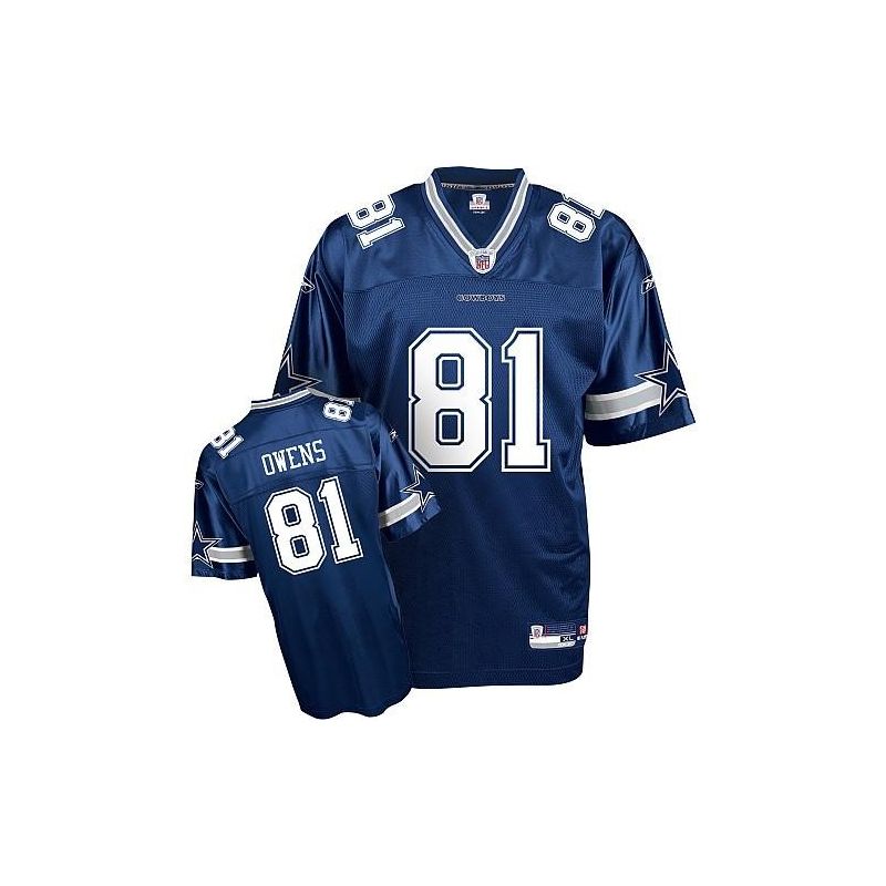 Cheap Terrell Owens Cowboys Jersey #81 Blue From China
