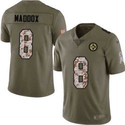 Cheap Tommy Maddox Steelers Jersey From China 2017 Olive Salute To Service Limited in Men Women Youth Size #8