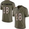 Cheap Zach Mettenberger Steelers Jersey From China 2017 Olive Salute To Service Limited in Men Women Youth Size #18