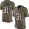 Cheap Mike Hilton Steelers Jersey From China 2017 Olive Salute To Service Limited in Men Women Youth Size #31