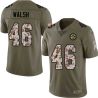Cheap Bill Walsh Steelers Jersey From China 2017 Olive Salute To Service Limited in Men Women Youth Size #46