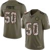 Cheap Larry Foote Steelers Jersey From China 2017 Olive Salute To Service Limited in Men Women Youth Size #50