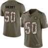 Cheap Stan Sheriff Steelers Jersey From China 2017 Olive Salute To Service Limited in Men Women Youth Size #50