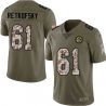 Cheap Jared Retkofsky Steelers Jersey From China 2017 Olive Salute To Service Limited in Men Women Youth Size #61