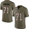 Cheap Todd Fordham Steelers Jersey From China 2017 Olive Salute To Service Limited in Men Women Youth Size #71