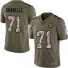Cheap Gordon Gravelle Steelers Jersey From China 2017 Olive Salute To Service Limited in Men Women Youth Size #71