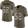 Cheap George Tarasovic Steelers Jersey From China 2017 Olive Salute To Service Limited in Men Women Youth Size #52