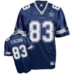 Cheap Terry Glenn Cowboys Jersey #83 Blue 50th From China