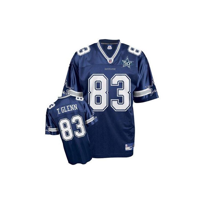 Cheap Terry Glenn Cowboys Jersey #83 Blue 50th From China