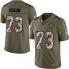 Cheap Darrell Hogan Steelers Jersey From China 2017 Olive Salute To Service Limited in Men Women Youth Size #73