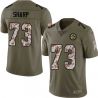 Cheap Rick Sharp Steelers Jersey From China 2017 Olive Salute To Service Limited in Men Women Youth Size #73