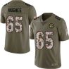 Cheap George Hughes Steelers Jersey From China 2017 Olive Salute To Service Limited in Men Women Youth Size #65