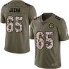 Cheap Ralph Jecha Steelers Jersey From China 2017 Olive Salute To Service Limited in Men Women Youth Size #65