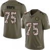 Cheap Joe Krupa Steelers Jersey From China 2017 Olive Salute To Service Limited in Men Women Youth Size #75