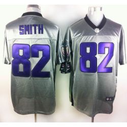 Cheap Torrey Smith Ravens Jersey #82 Grey Shadow From China