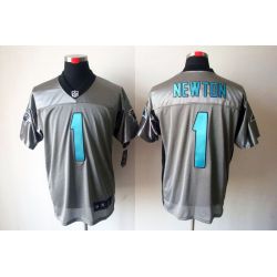 Cheap Cam Newton Panthers Jersey #1 Grey Shadow From China