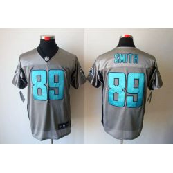 Cheap Steve Smith Panthers Jersey #89 Grey Shadow From China