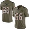 Cheap Jerry Leahy Steelers Jersey From China 2017 Olive Salute To Service Limited in Men Women Youth Size #66