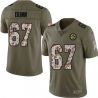 Cheap Gary Dunn Steelers Jersey From China 2017 Olive Salute To Service Limited in Men Women Youth Size #67