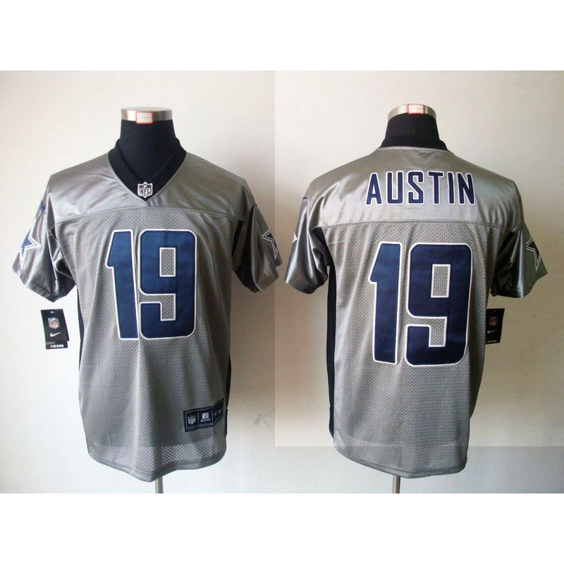 Cheap Miles Austin Cowboys Jersey #19 Grey Shadow From China