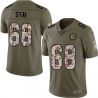 Cheap Brendan Stai Steelers Jersey From China 2017 Olive Salute To Service Limited in Men Women Youth Size #68