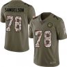 Cheap Carl Samuelson Steelers Jersey From China 2017 Olive Salute To Service Limited in Men Women Youth Size #78
