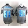 Cheap Calvin Johnson Lions Jersey #81 Grey Shadow From China