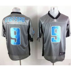 Cheap Matthew Stafford Lions Jersey #9 Grey Shadow From China