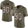 Cheap Larry Station Steelers Jersey From China 2017 Olive Salute To Service Limited in Men Women Youth Size #90