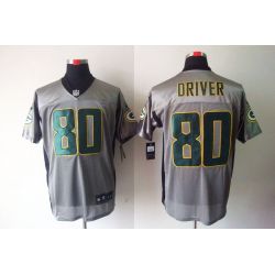 Cheap Donald Driver Packers Jersey #80 Grey Shadow From China