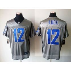 Cheap Andrew Luck Colts Jersey #12 Grey Shadow From China