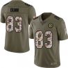 Cheap David Dunn Steelers Jersey From China 2017 Olive Salute To Service Limited in Men Women Youth Size #83