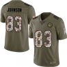 Cheap Malcolm Johnson Steelers Jersey From China 2017 Olive Salute To Service Limited in Men Women Youth Size #83