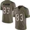 Cheap Barry Pearson Steelers Jersey From China 2017 Olive Salute To Service Limited in Men Women Youth Size #83