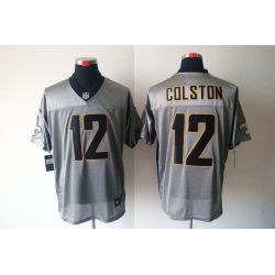 Cheap Marques Colston Saints Jersey #12 Grey Shadow From China