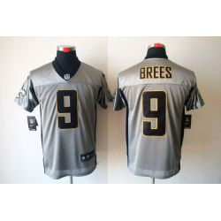 Cheap Drew Brees Saints Jersey #9 Grey Shadow From China