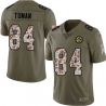 Cheap Jerame Tuman Steelers Jersey From China 2017 Olive Salute To Service Limited in Men Women Youth Size #84