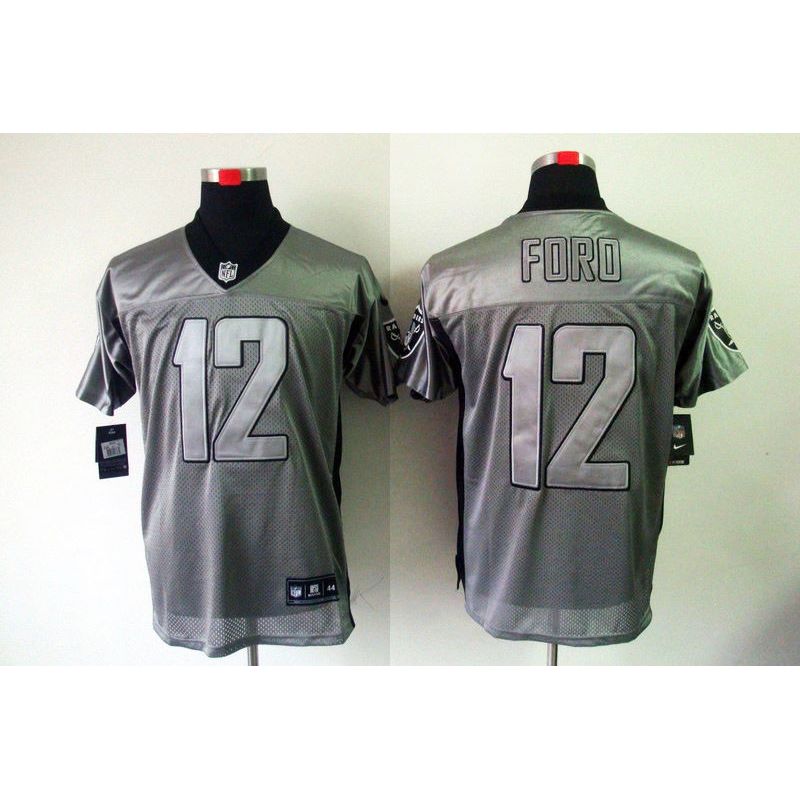 Cheap Jacoby Ford Raiders Jersey #12 Grey Shadow From China Cheap Jacoby Ford Raiders Jersey #12 Grey Shadow From China